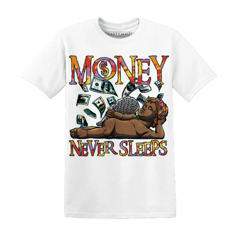 NastyJamz Mid GS Six Championships 1s T Shirt Match Money Never Sleeps