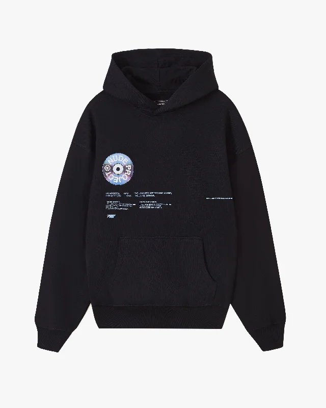 RECORD HOODIE BLACK